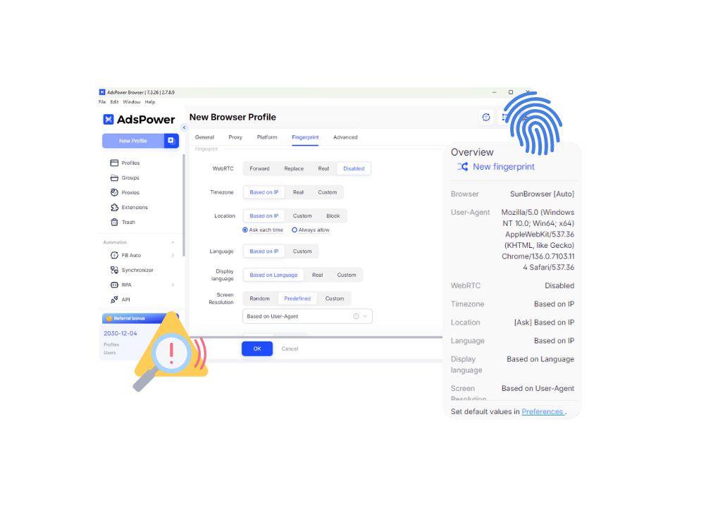 Antidetect Browser for Secure Multi-Account Management Antidetect Browser for Secure Multi-Account Management